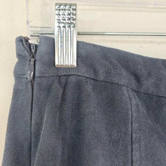 Vintage Abercrombie & Fitch Y2K 90s Periwinkle Blue Corduroy MIni A Line Skirt - Picture 4 of 6